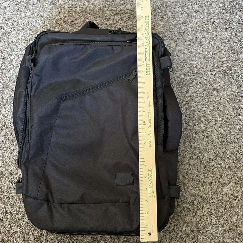 Matein Carry-On Convertible Weekender Laptop Backpack Black Size X-Large 40L
